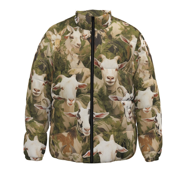 Camo Goat Puffer Jacket