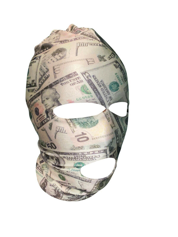 Ski Mask 3 hole Money Print