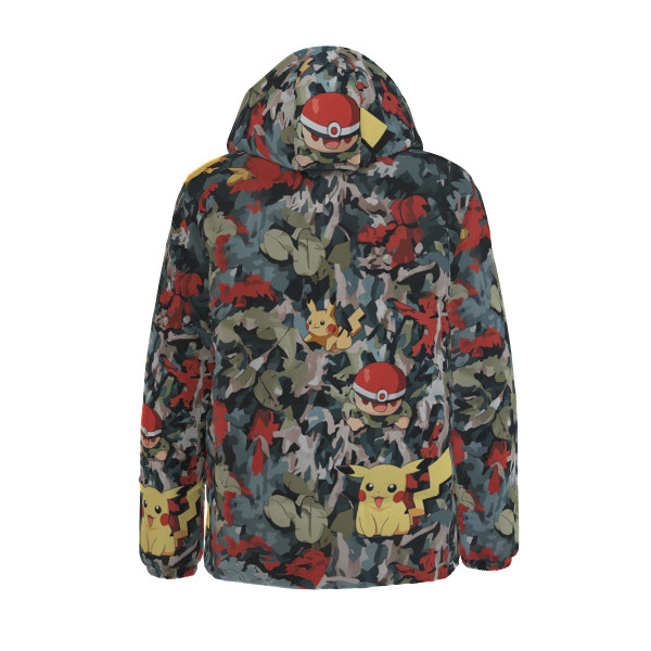 Camo Peek A Puffer Jacket