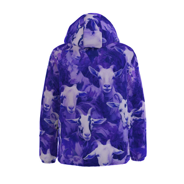 Purple Camo Goat Puffer Jacket