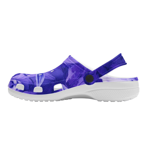 Purple Goat Camo Sandals