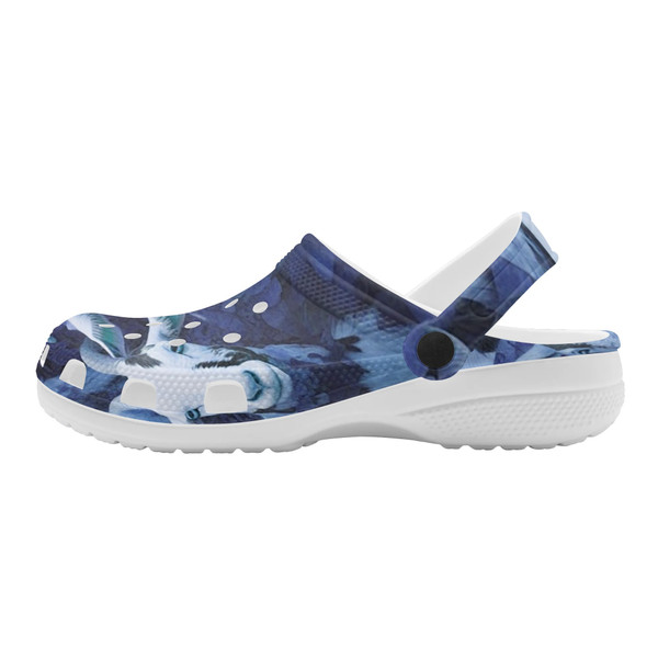 Blue Goat Camo Sandals