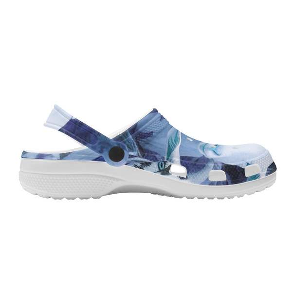 Blue Goat Camo Sandals