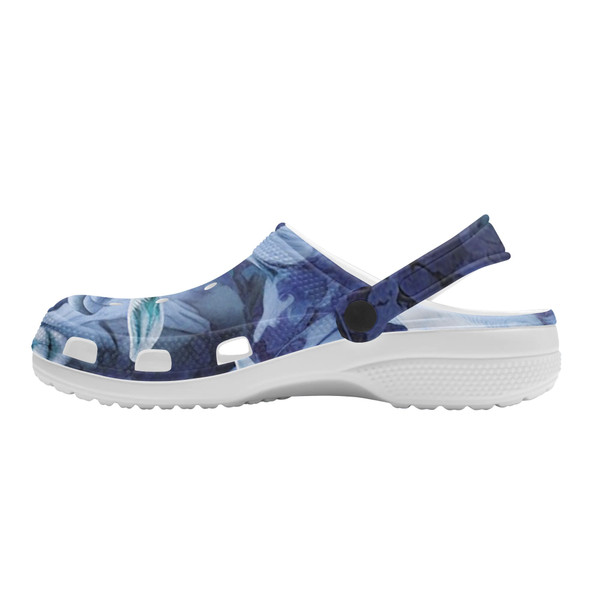 Blue Goat Camo Sandals