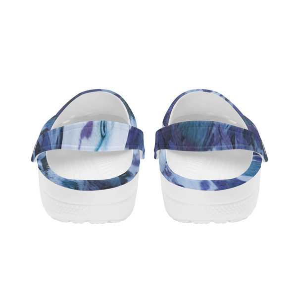 Blue Goat Camo Sandals