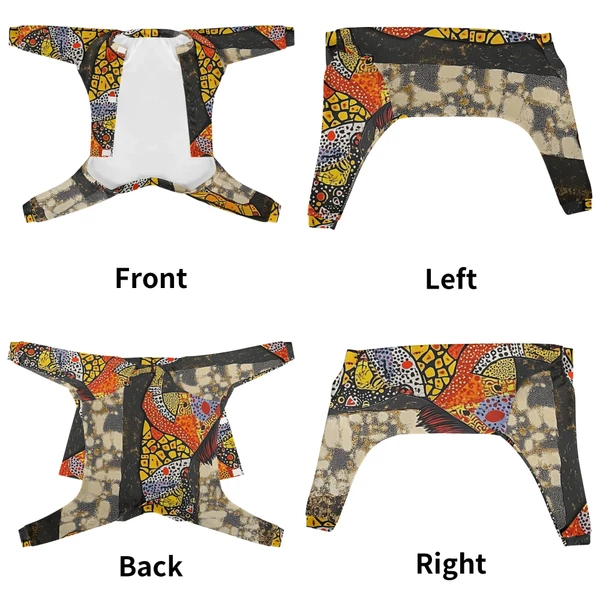 African Print Dog Pajama  S-4XL