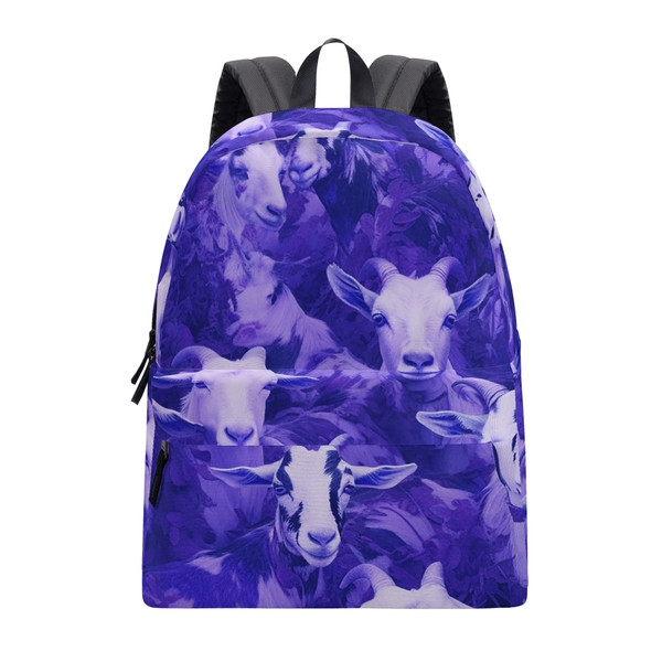 Purple Camo Goat Backpack