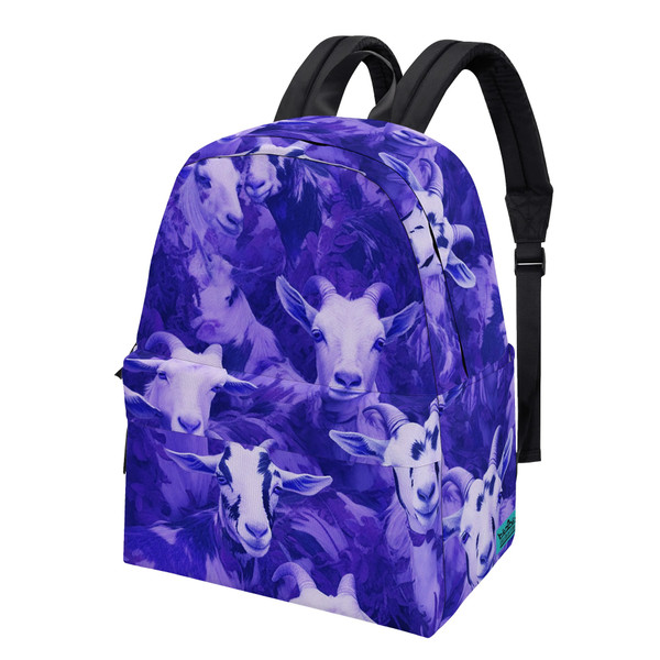 Purple Camo Goat Backpack