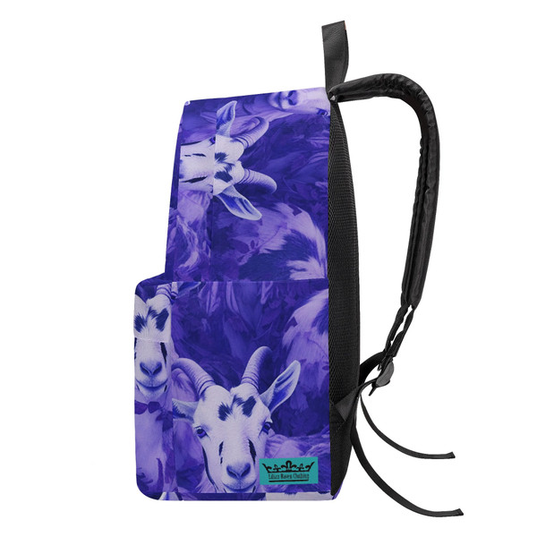 Purple Camo Goat Backpack