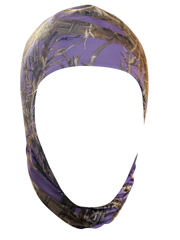 Camo Shiesty Purple Balaclava, ski mask True Timber