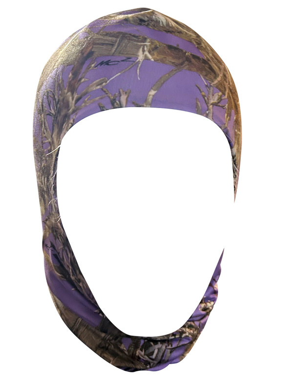 Camo Shiesty Purple Balaclava, ski mask True Timber