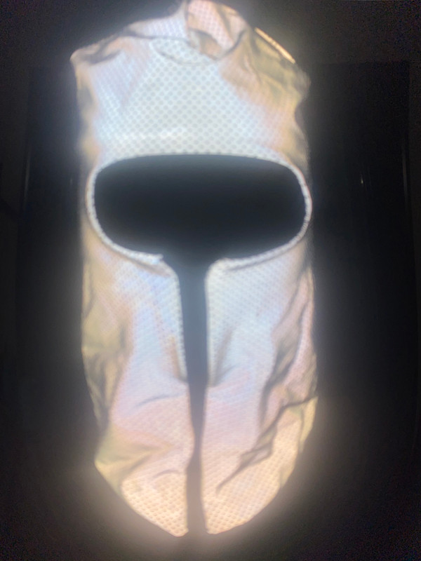Reflective Zip Up Balaclava  