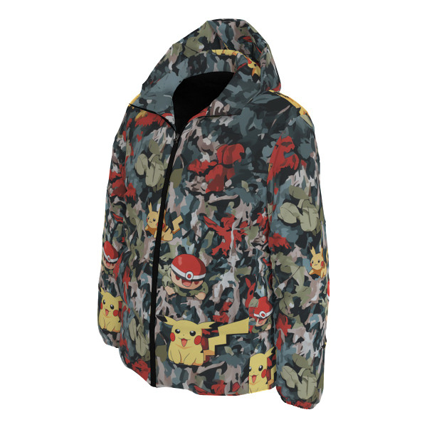 Camo Peek A Puffer Jacket