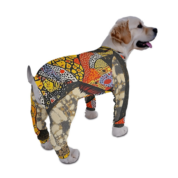 African Print Dog Pajama  S-4XL