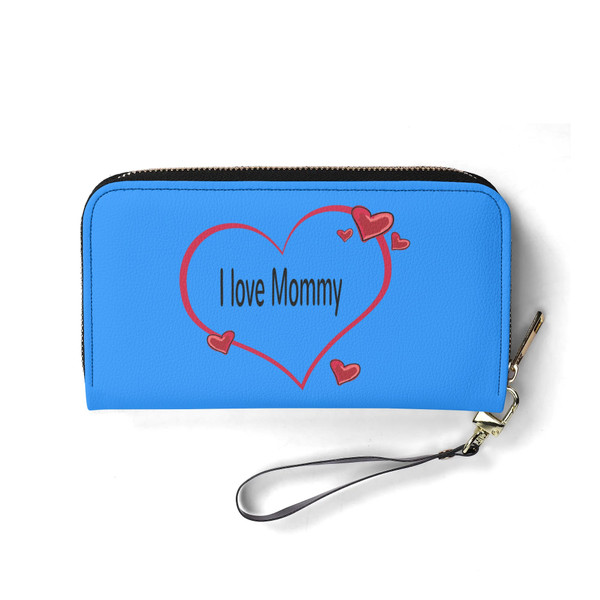I love Mommy Wallet with Strap