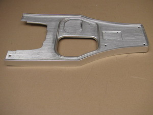 63 Corvette Shifter Console Plate w/o PW