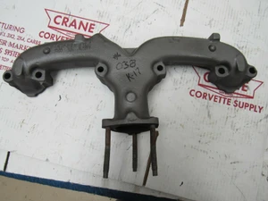 1963-70 CORVETTE 3747038  LH or RH SIDE RAMS HORN EXHAUST MANIFOLD RESTORED K-17