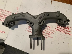 66-67-68 Corvette RH SMOG EXHAUST MANIFOLD # 3872778 327 350 A.I.R. J-2 DATE