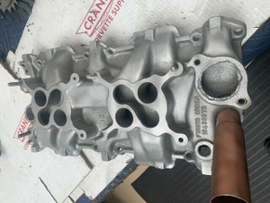 1957-58-59-60-61 Corvette INTAKE MANIFOLD DUAL QUAD 2x4 3739653 283 wcfb carb