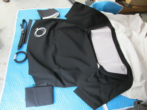 1961-62 Corvette BLACK CONVERTIBLE &  PADS  STAYFAST -MERCEDES TYPE MATERIAL