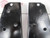 1968 CORVETTE FRONT FRAME BUMPER EXTENSION BRACKETS  PAIR HORNS 68 ONLY