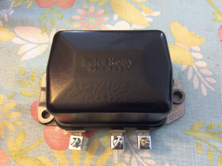 1961 Delco REMY Voltage Regulator #1119001D DATED  1C  12V RESTORED REBUILT