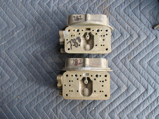 1968 CORVETTE HOLLEY CARBURETOR 3X2 TRI-POWER BIG BLOCK 427 BOTH DATED 782