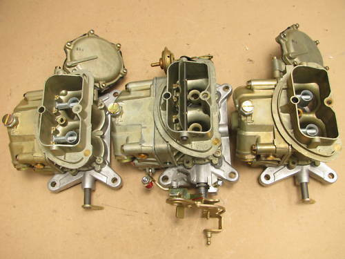67 Corvette NEW 3659 3660 TRI-POWER HOLLEY CARBURETORS 427/435 400 DATED - tripower