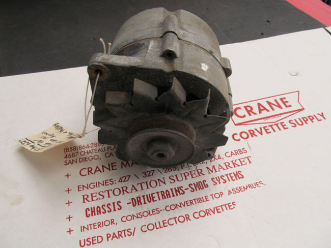 1967 CORVETTE CAMARO CHEVELLE ALTERNATOR 1100693 37 AMP DATED 6J27 327