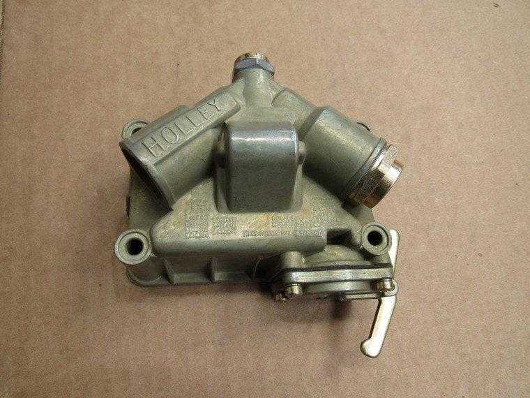 68-69 Corvette TRI-POWER CENTER CARB BOWL - NOS NEW LOADED HOLLEY 3X2 FUEL BOWL