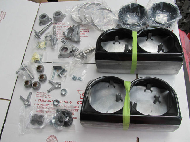 63-67 Corvette COMPLETE HEADLIGHT ASSEMBLY - lamps lights assemblies light lamp