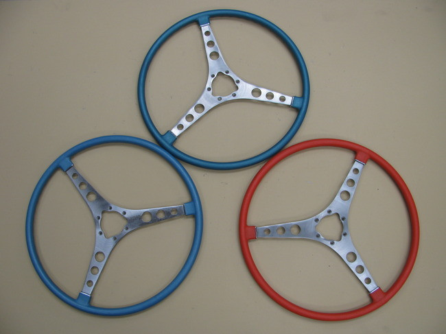 58-59-60-62 Corvette Steering Wheel 17"  HAVE BLUE ONLY !! CALL 