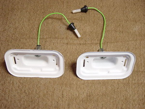 1968 Corvette Back-Up reverse Lamp Housings pair 