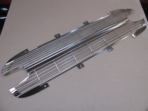 61 Corvette Silver Front Grill - NEW grill bumper trim   grille molding 