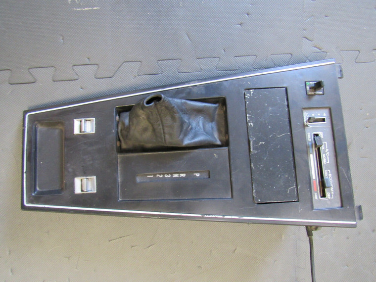 1978-82 CORVETTE SHIFTER CONSOLE PLATE ORIGINAL WITH REAR WINDOW DEFOGGER