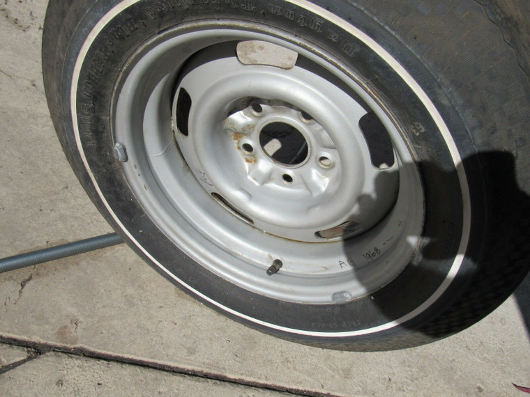 1968 Corvette " AG " 7" code GM k18 WHEEL RALLY or SPARE TIRE disc brake rallye