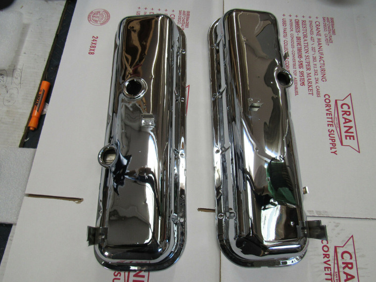 1965-66 CHEVELLE new EXACT VALVE COVER Z16 396 425HP  DRIPPERS 