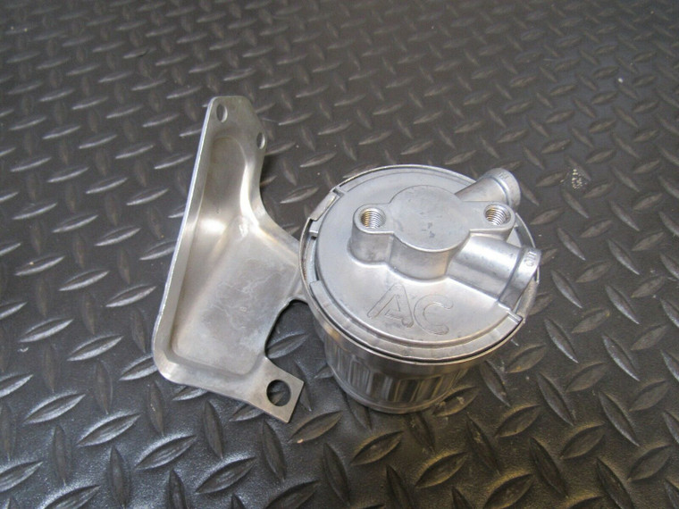 1957-58 Corvette CHEVY AC FUEL FILTER CANNISTER & BRKT ROCHESTER INJECTION NEW
