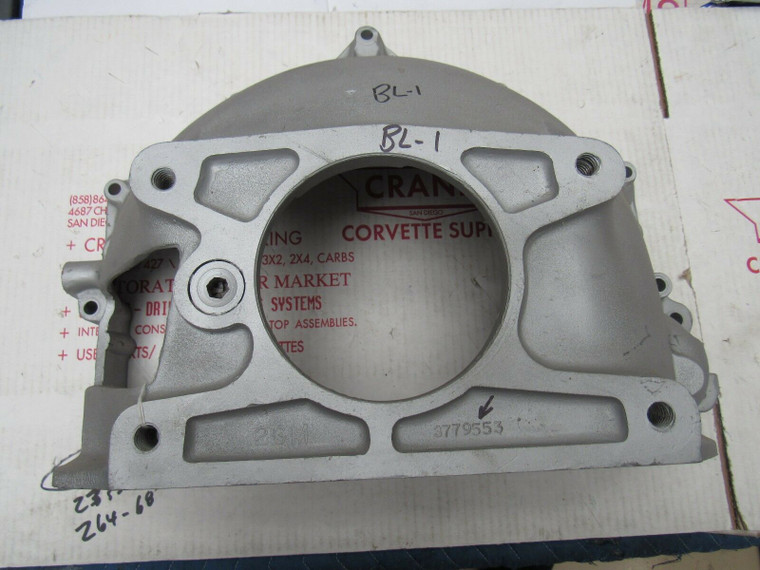 1961-62 CORVETTE T10 T-10 ALUMINUM BELLHOUSING 3779553 283 TRANSMISSION #BL1