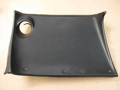 1968 ORIGINAL DASH RH SIDE PAD glove VENT seat door molding CONSOLE NO MAP TRAY
