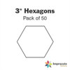 3" Hexagon Papers - Pack of 50