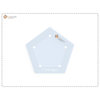 2" Pentagon Template - 3/8" Seam