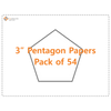 3" Pentagon Papers - Pack of 54