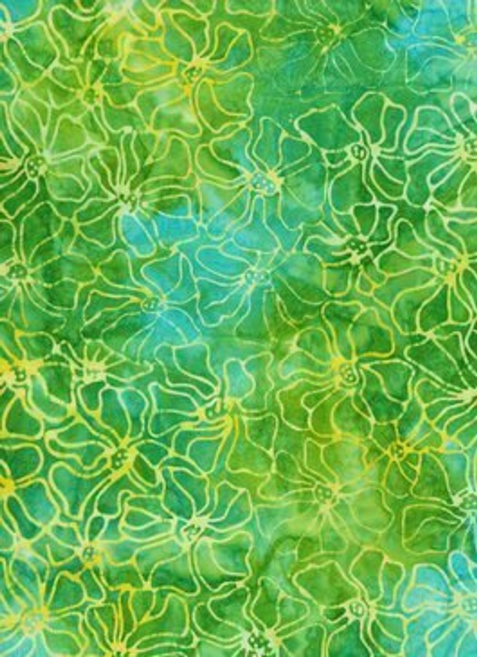 BeColourful Batik - 15228 Green