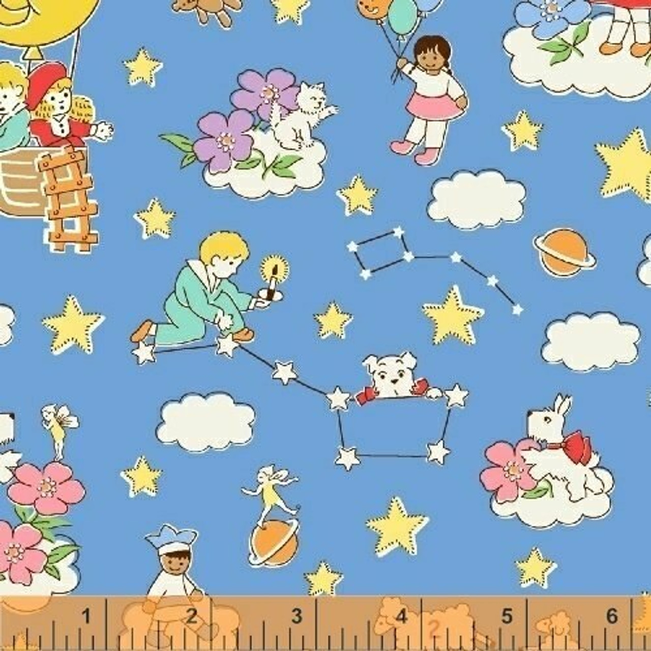 Storybook Sleepytime: Main print - Blue