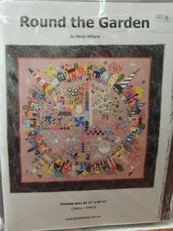 Wendy Williams Round The Garden Quilt Pattern Sewn And Quilted