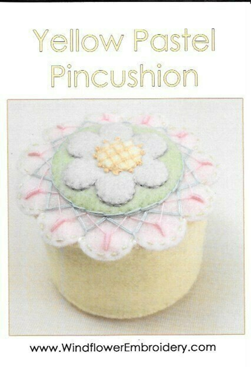 Yellow Pastel Pincushion