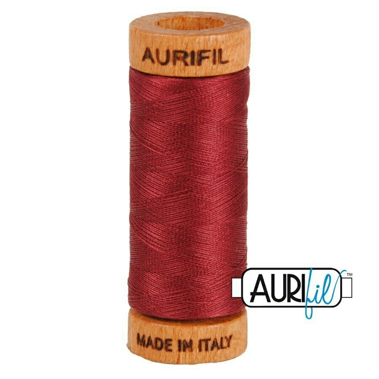 Aurifil 80wt 2460 - Dark Carmine Red