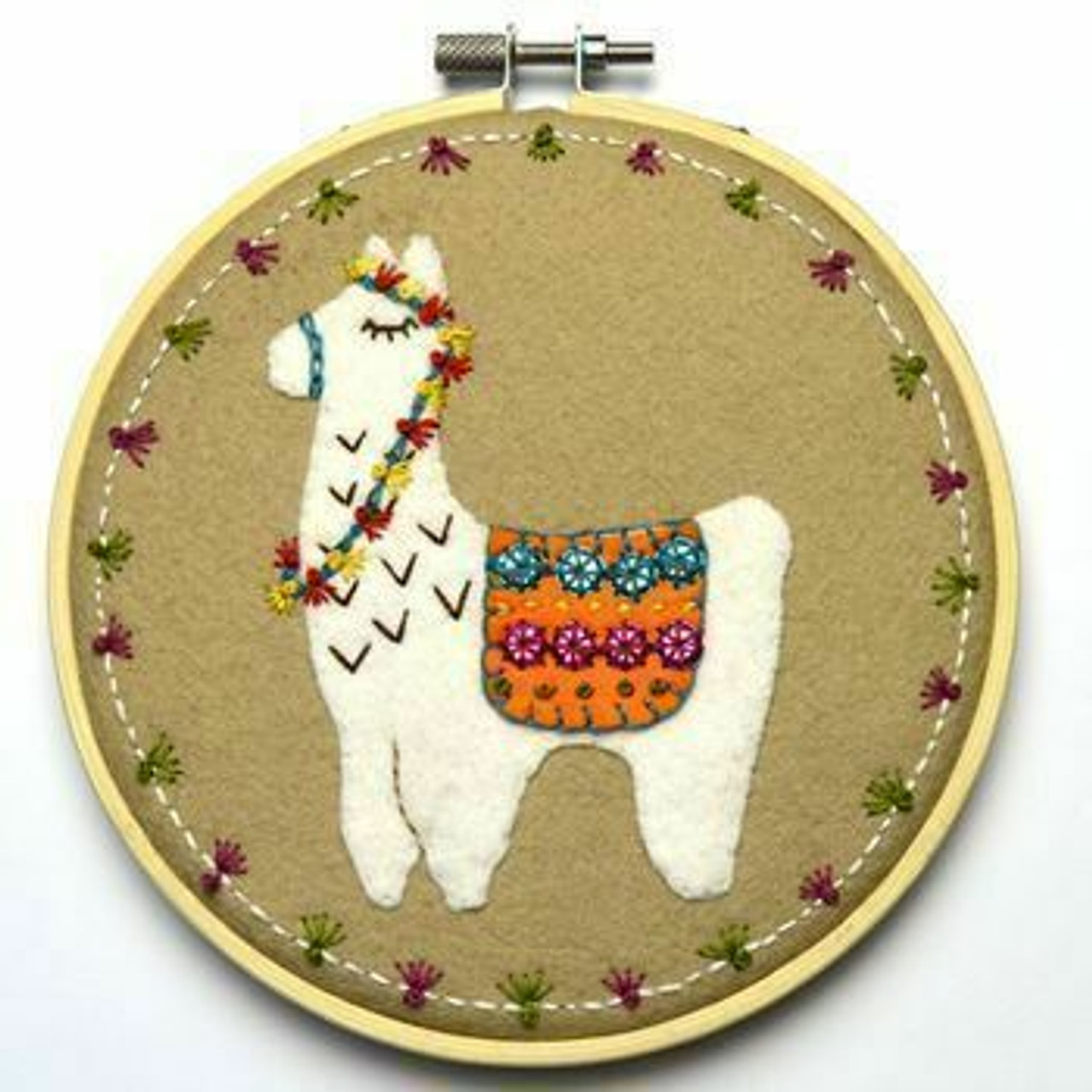 Corinne Lapierre Llama Applique Hoop Kit