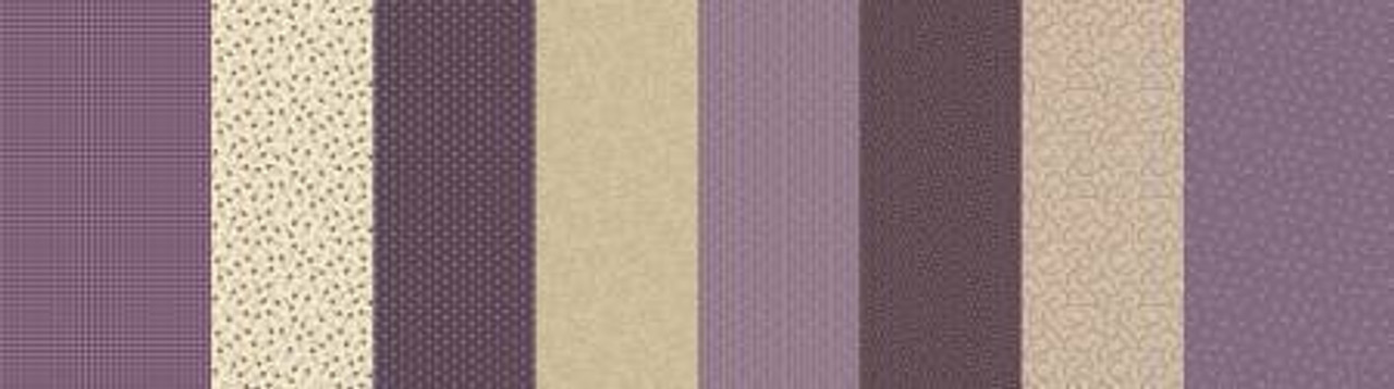 Patches of Autumn : Cream/Purple